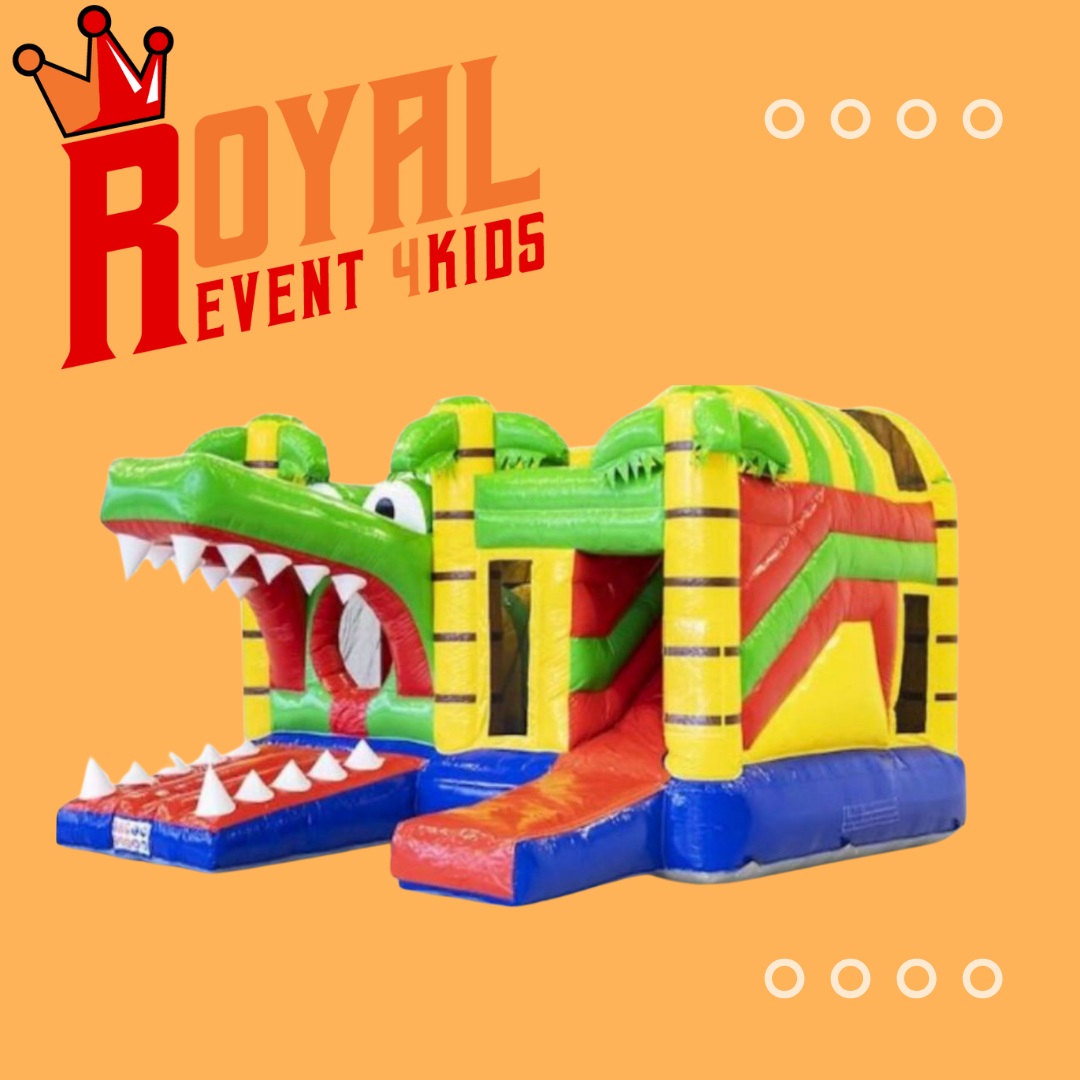 4. Krokodil Dschungel Hüpfburg